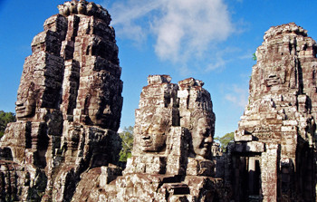 アンコール・トムのバイヨン寺院