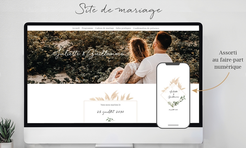Pourquoi créer un site de mariage avec la boîte à faire-part ?