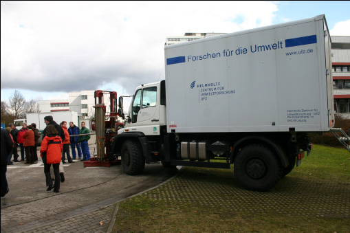 Sondier- und Beprobungsfahrzeug des UFZ Leipzig