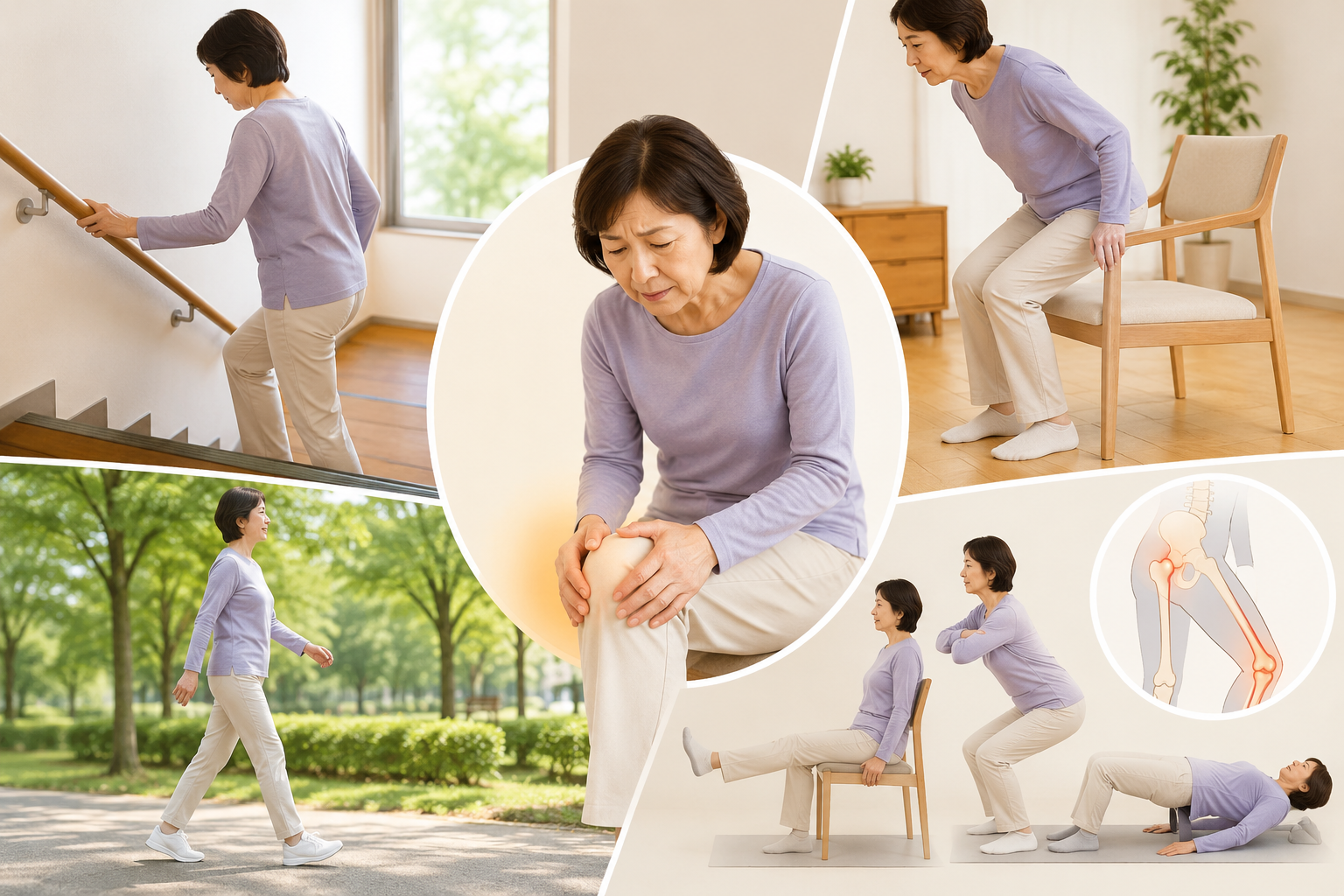 膝痛の人が気をつけたい日常習慣