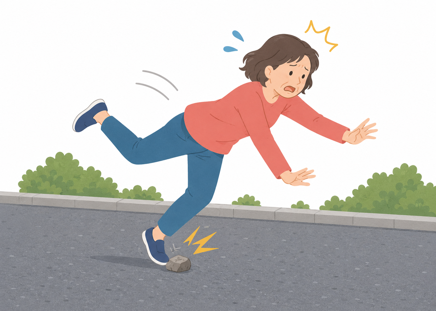 50代から“転びやすくなる人”の特徴
