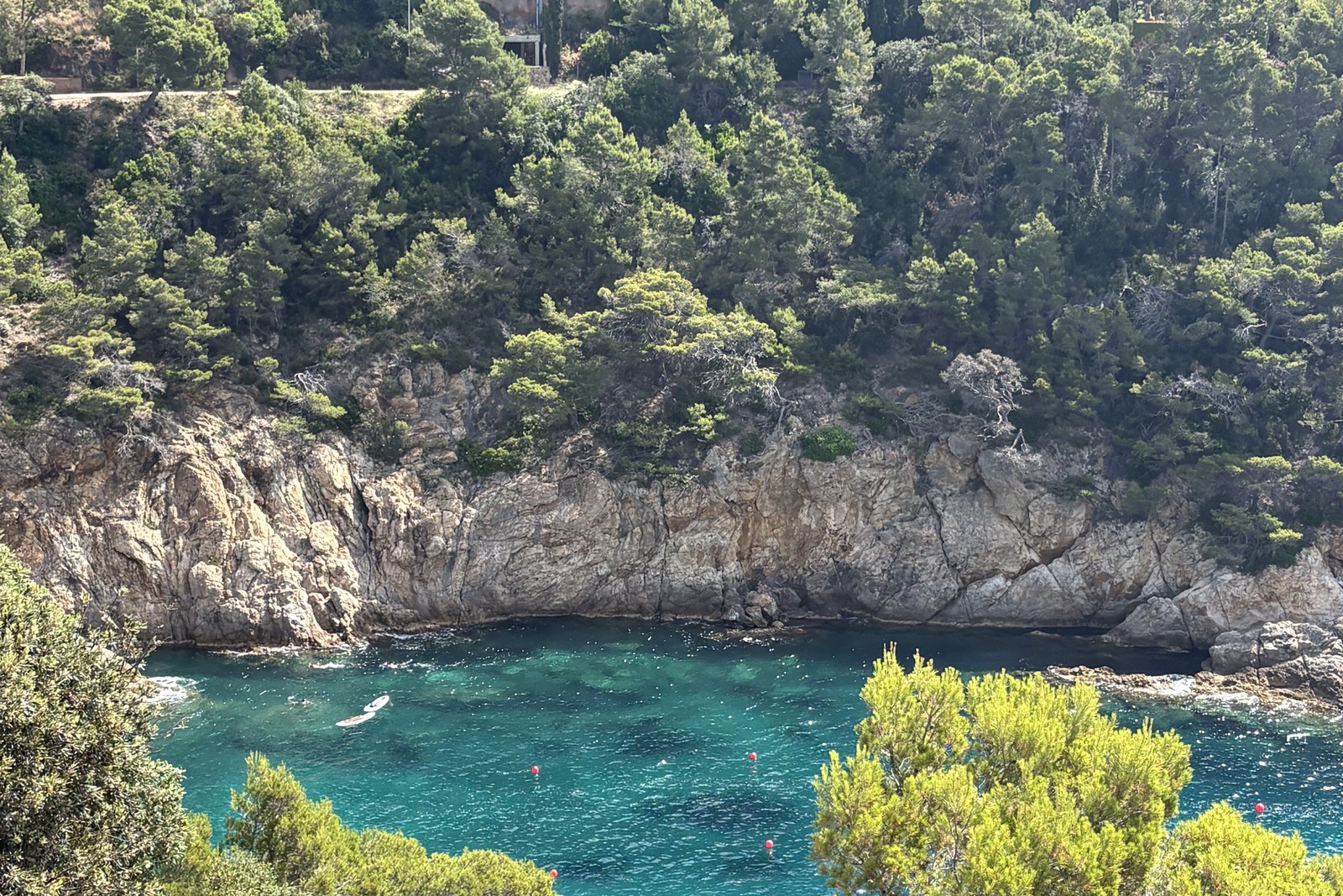 Caletta di acque trasparenti sulla Costa Brava, Catalogna