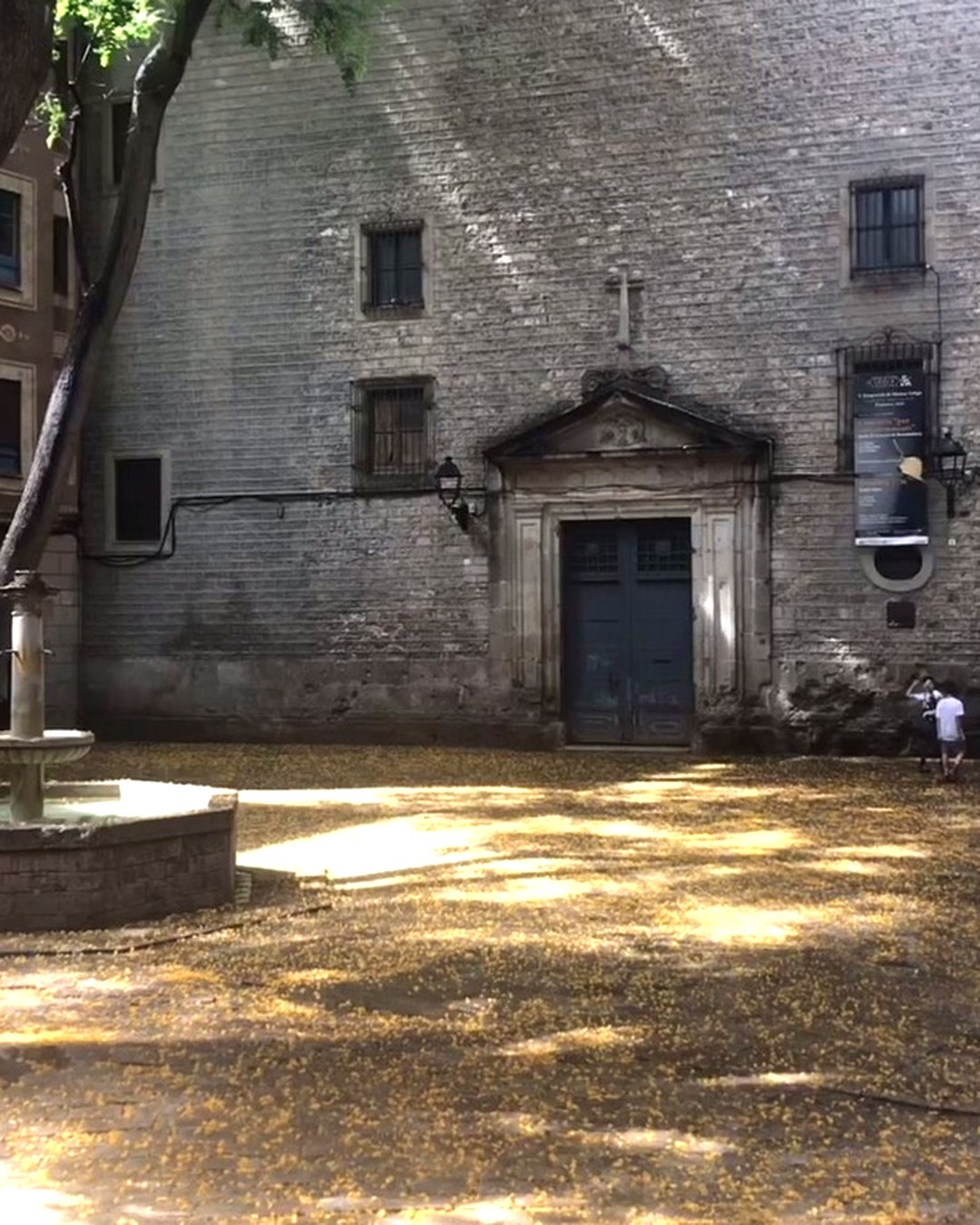 Plaça de Sant Felip Neri nel Quartiere Gotico di Barcellona