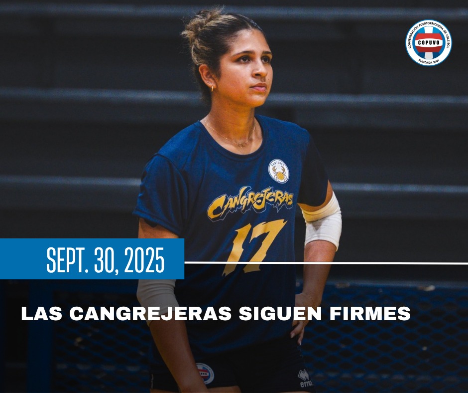 Las Cangrejeras de Santurce (7-0) siguen imparables en la Confederación Puertorriqueña de Voleibol (Copuvo).