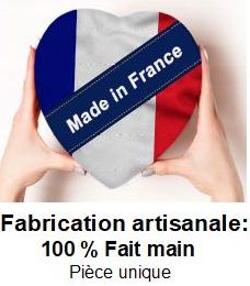 Pièce unique, fabrication 100% artisanale  Fabriqué dans nos ateliers en France  - Pierre naturelle: Améthyste, Shungite