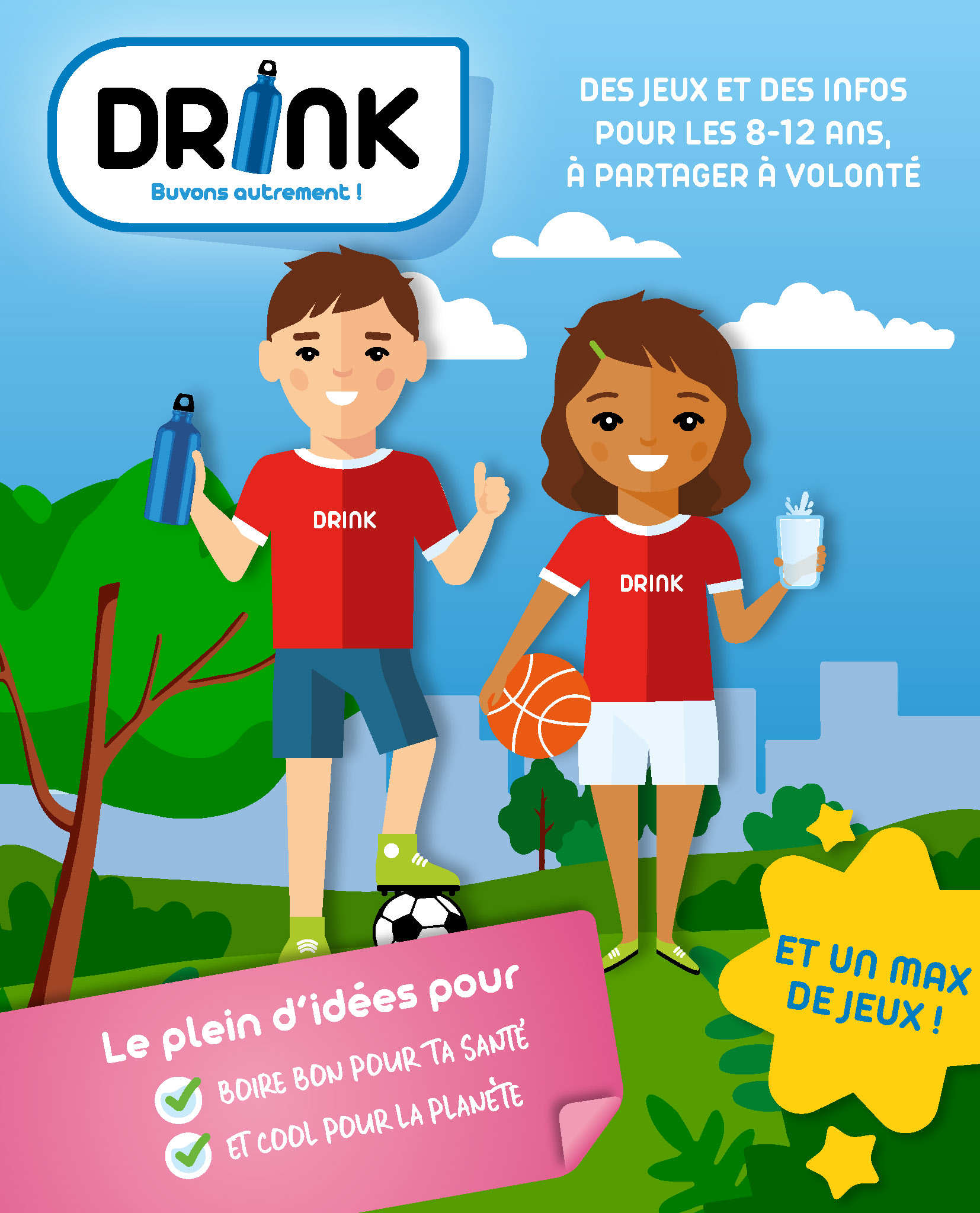DRINK - Carnet de jeux pour les 8-12 ans