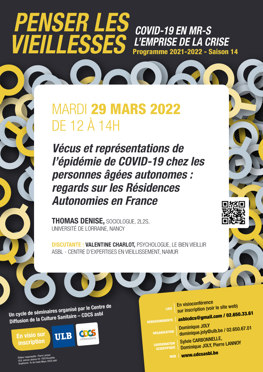 Vécus et représentations de l’épidémie de COVID-19 chez les personnes âgées autonomes : regards sur les Résidences Autonomies en France