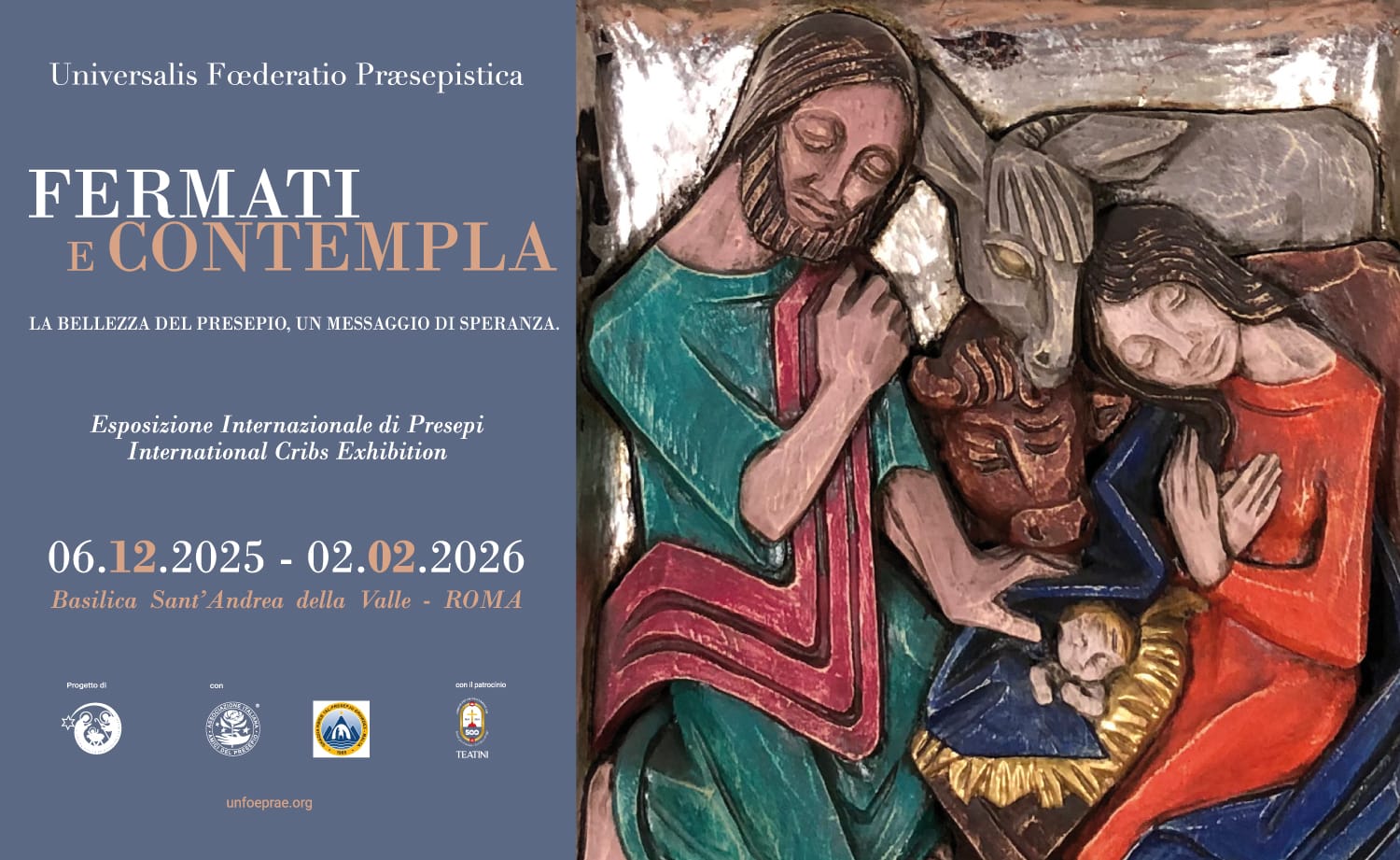 Krippenausstellung "Halt inne und betrachte" in der Basilika Sant’Andrea della Valle - Rom 