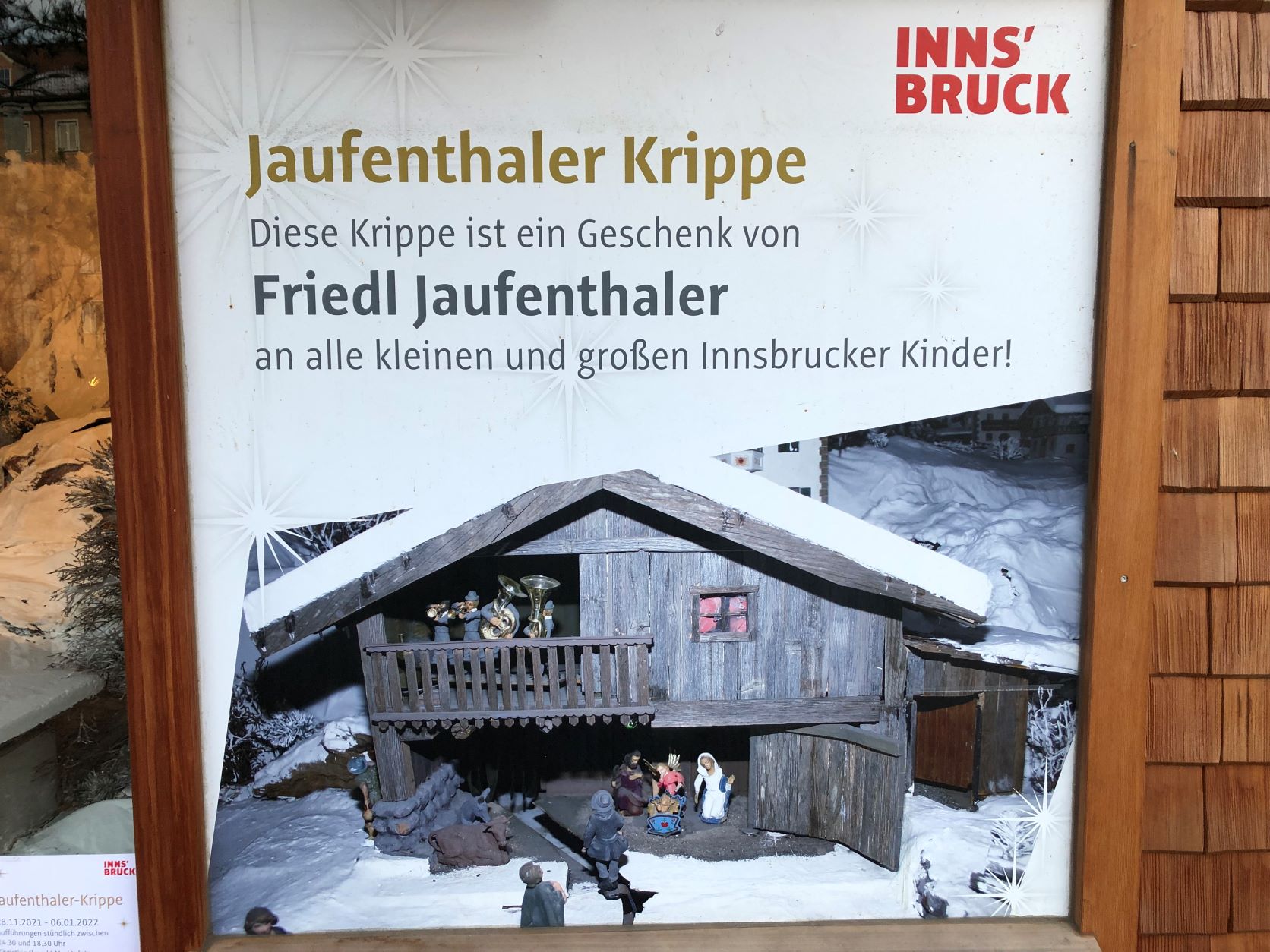 Marktplatz Innsbruck - Jaufenthaler Krippe - Foto (c) Verband der Krippenfreunde Österreichs