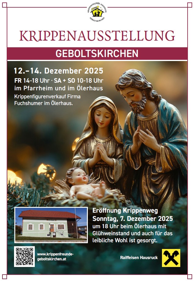 Krippenausstellung Geboltskirchen 2025