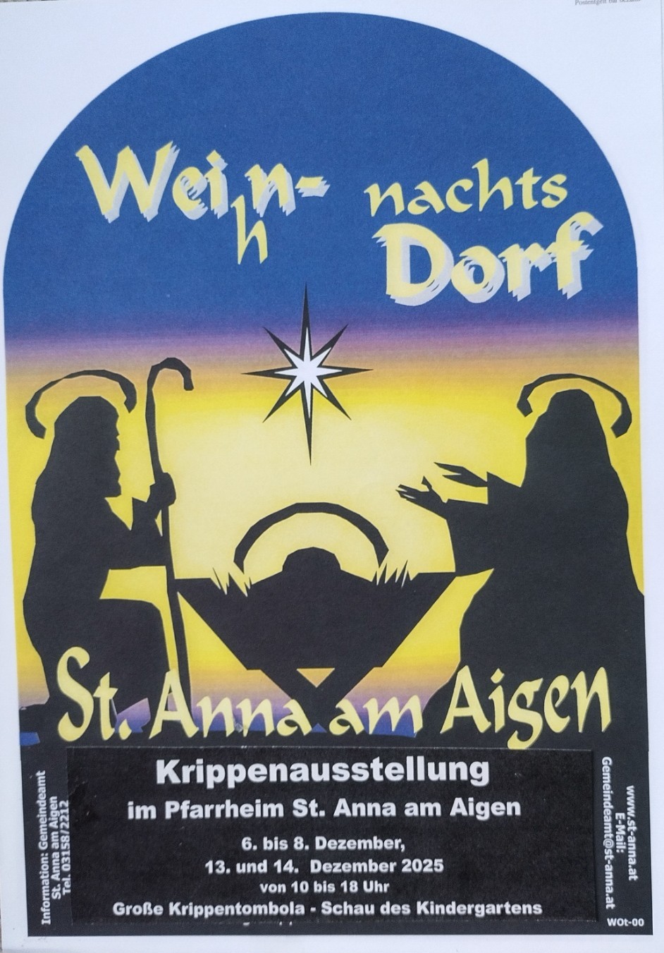 Krippenausstellung St. Anna am Aigen 2025