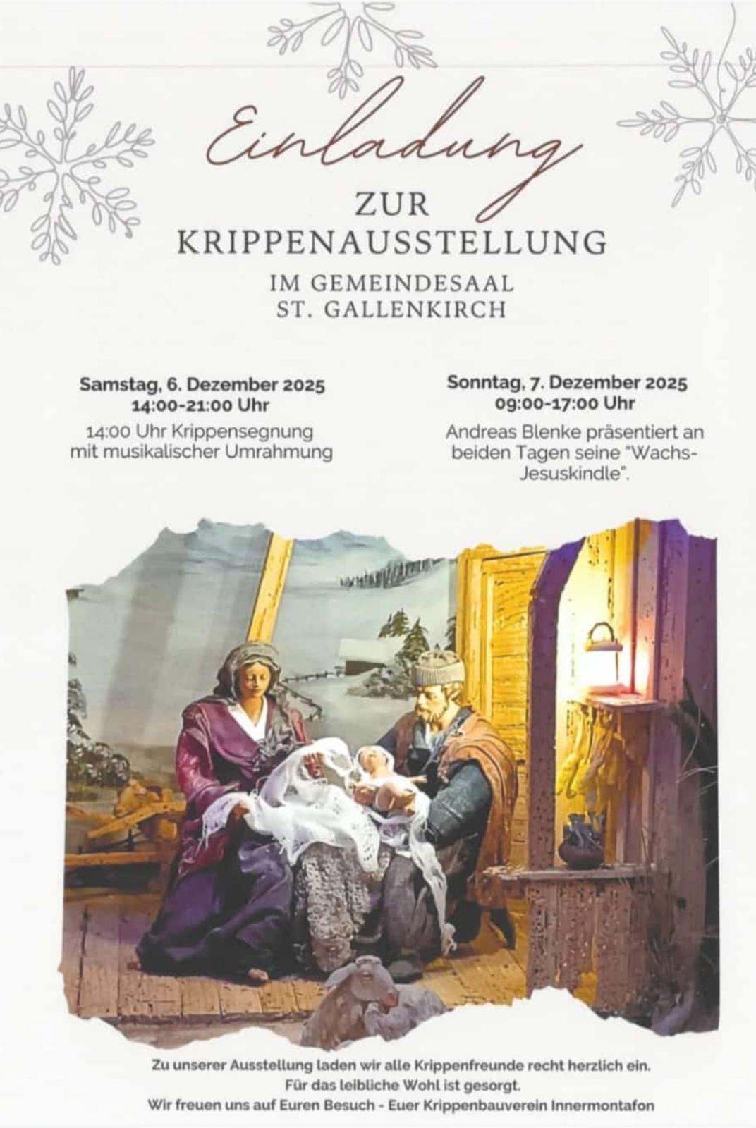 Krippenausstellung St. Gallenkirch - Montafon 2025