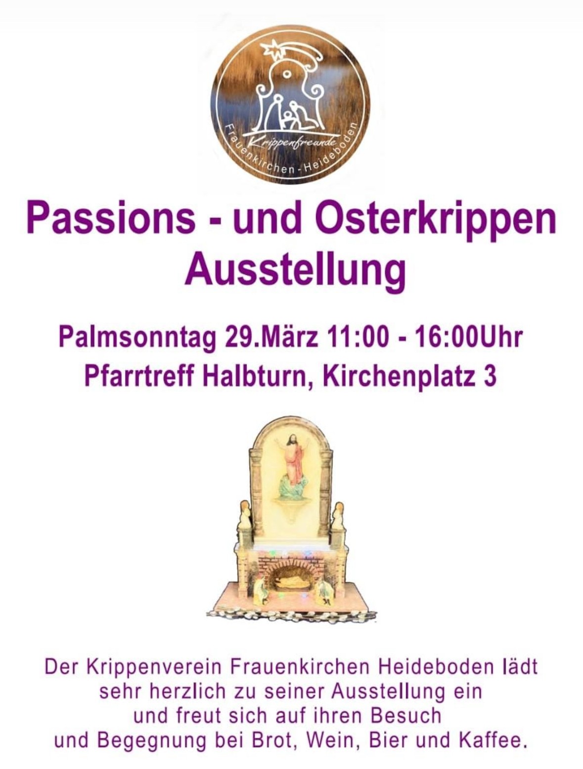 Passions- und Osterkrippenausstellung - Halbturn