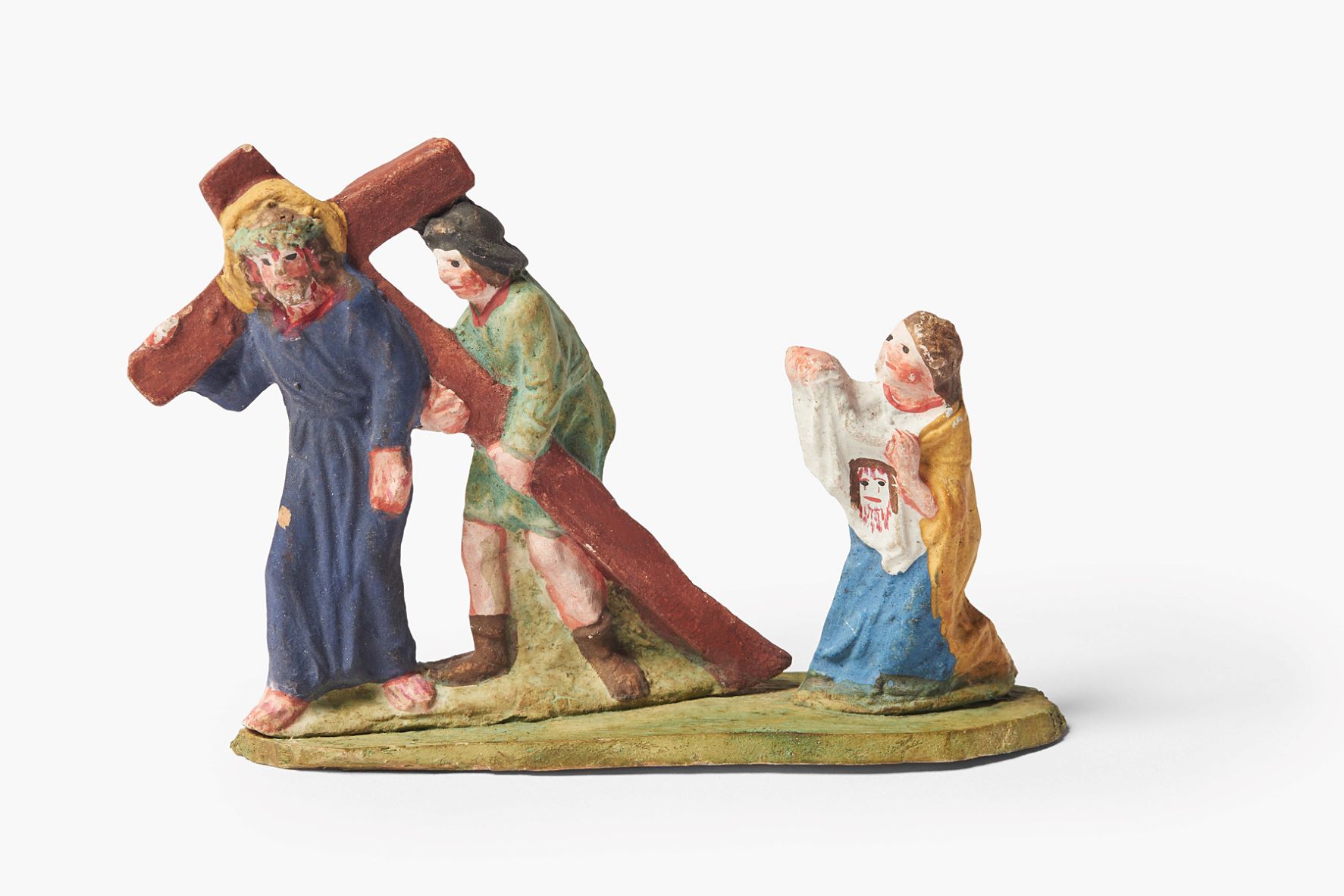 Veronika reicht Jesus das Schweißtuch - Foto (c) Tiroler LandesmuseenVolkskunstmuseum