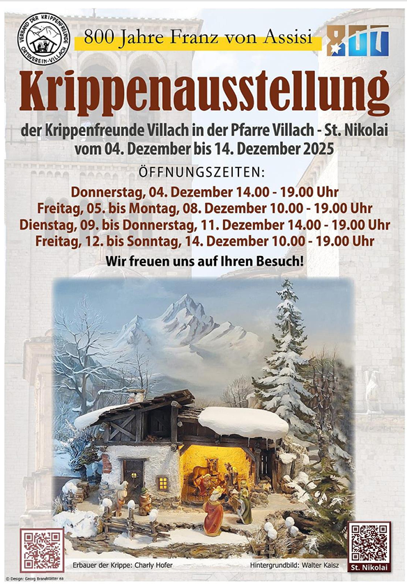 Krippenausstellung Villach 2025
