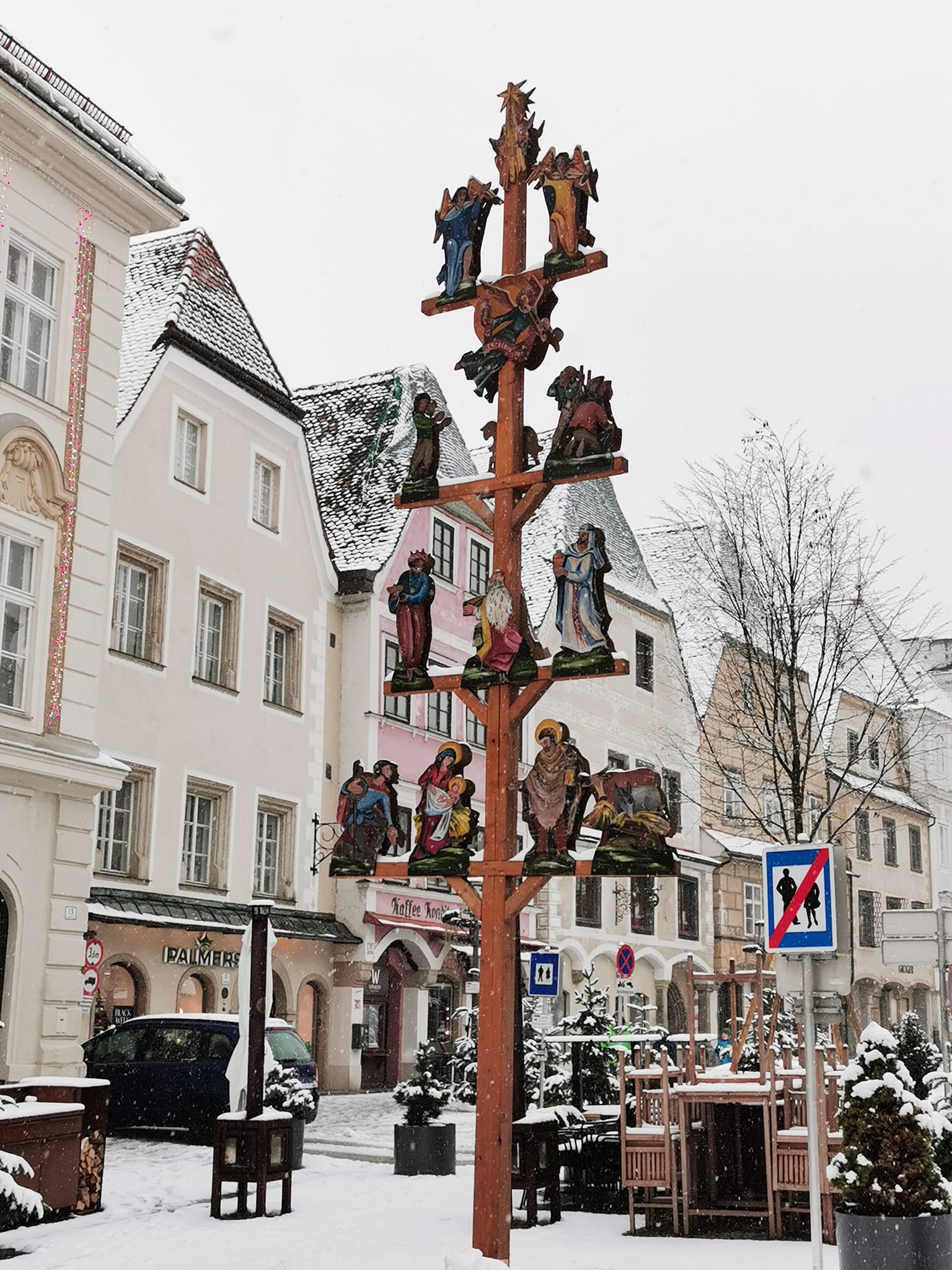 Steyr - Krippenbaum auf dem Stadtplatz - Foto (c) Karl Hennerbichler