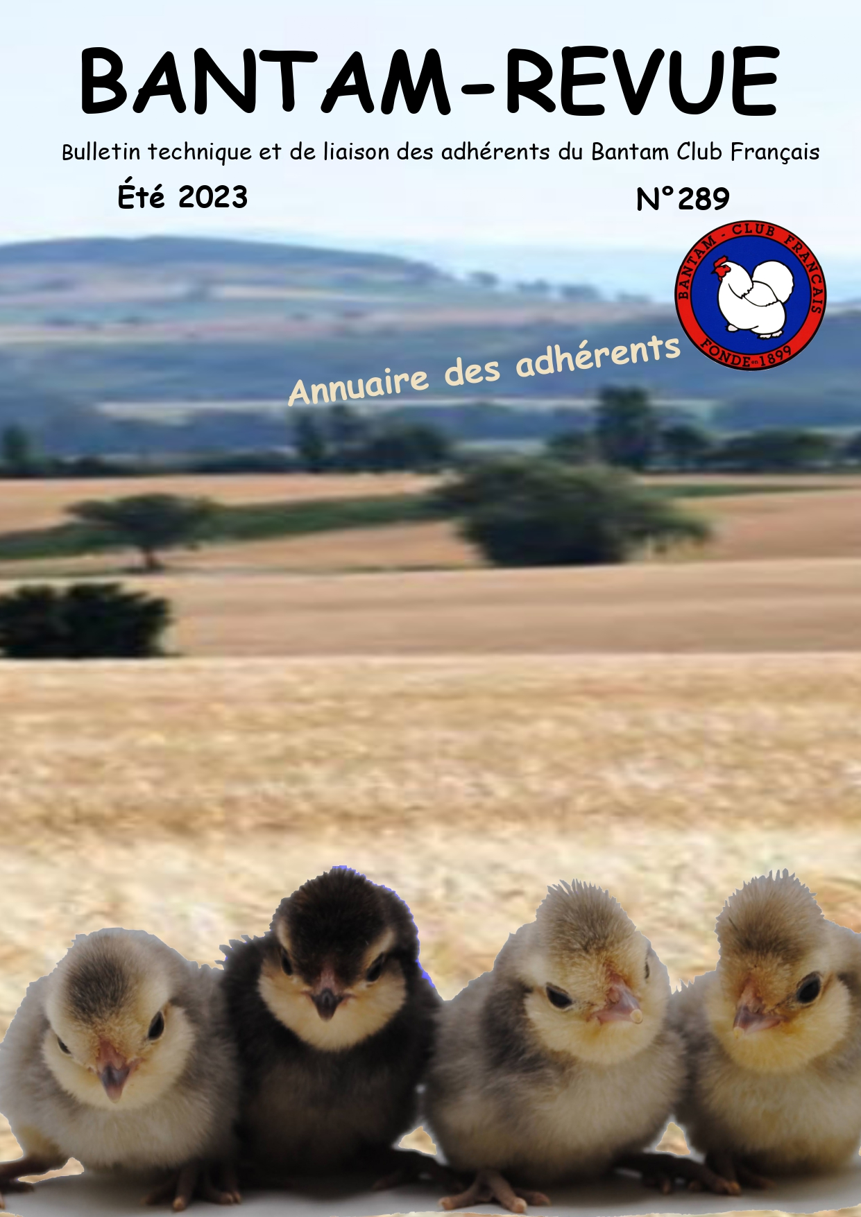 Sommaire : Annuaire des adhérents 2023 - Coordonnées / Annuaire des adhérents 2023 - Races et variétés / Nos manifestations de la saison 2023-2024 / Championnat de France 2023