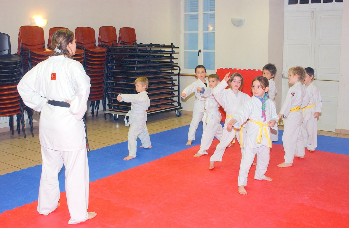 entrainement baby karate 