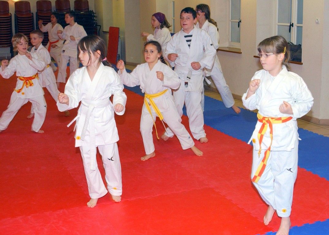 entrainement du groupe des enfants à Voulangis