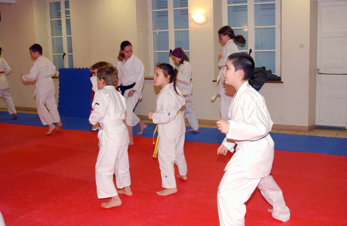 entrainement du groupe des enfants à Voulangis