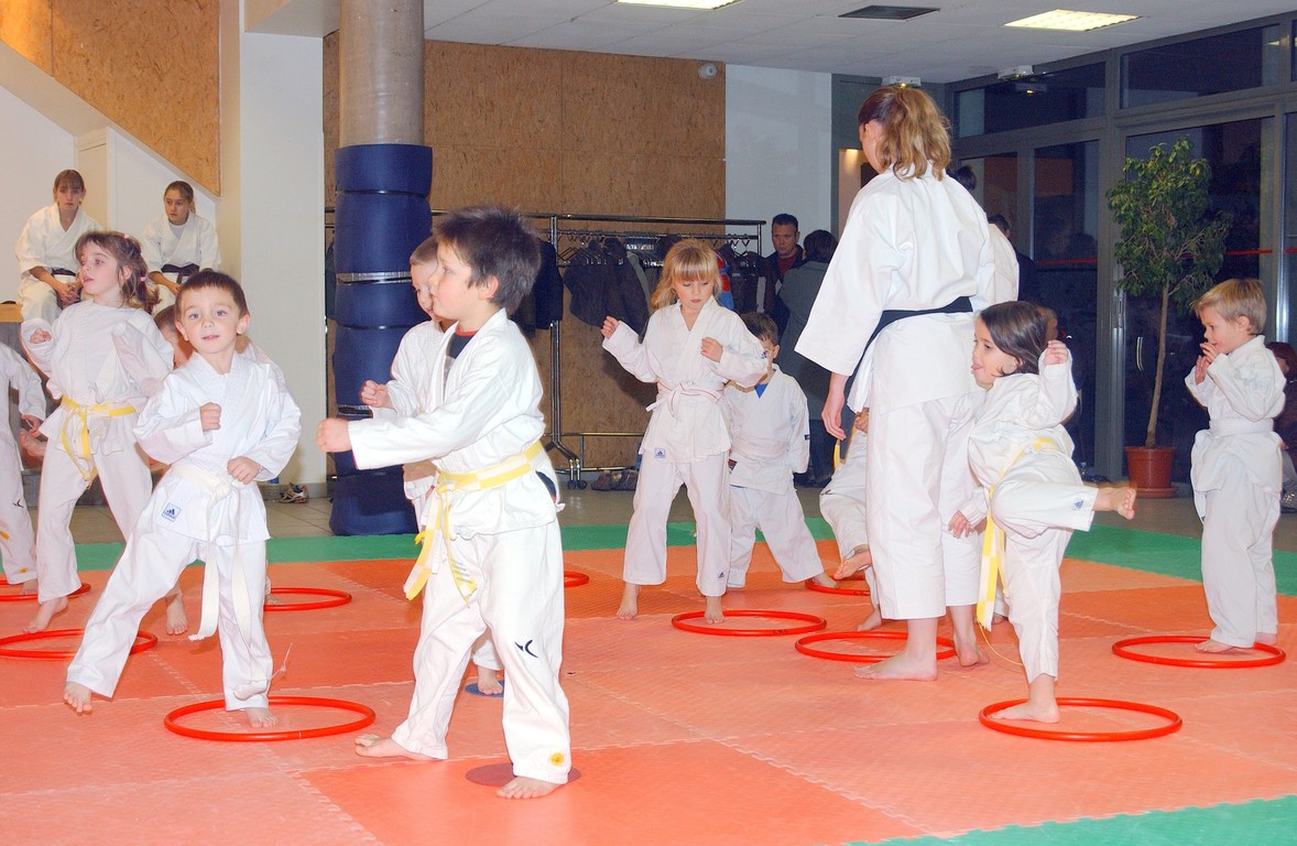 entrainement baby karate 