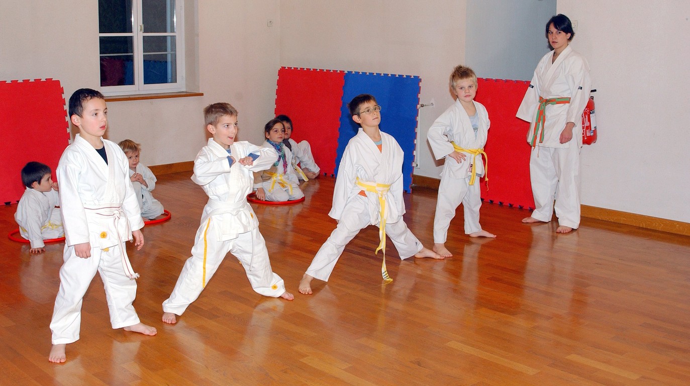 entrainement baby karate 