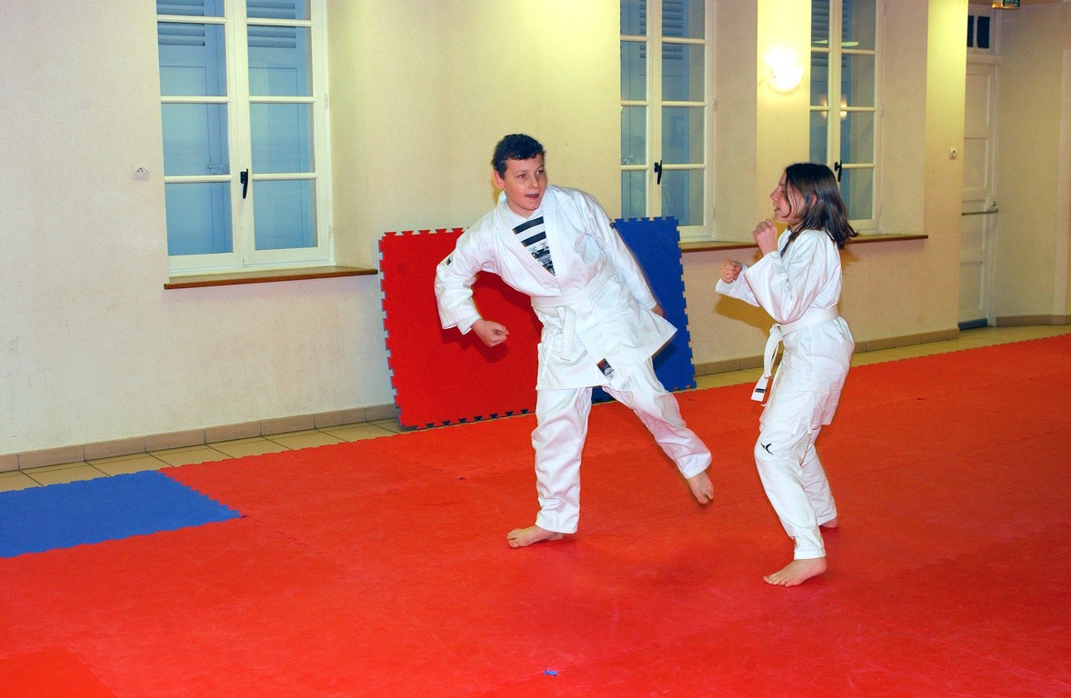 entrainement du groupe des enfants à Voulangis