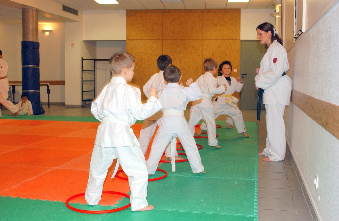 entrainement baby karate 