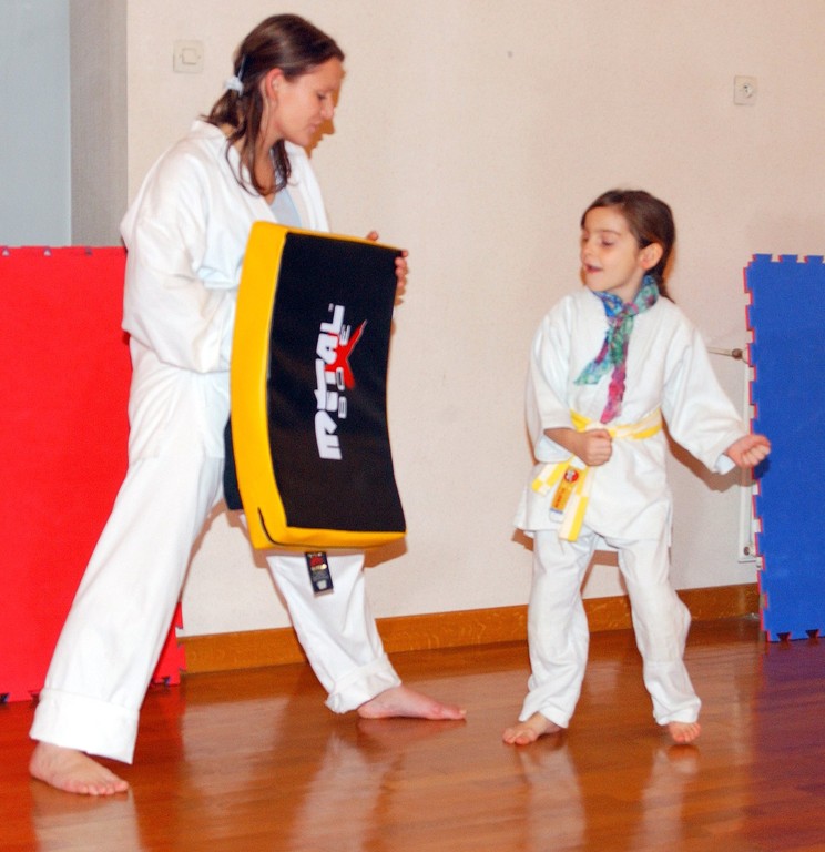 entrainement baby karate 