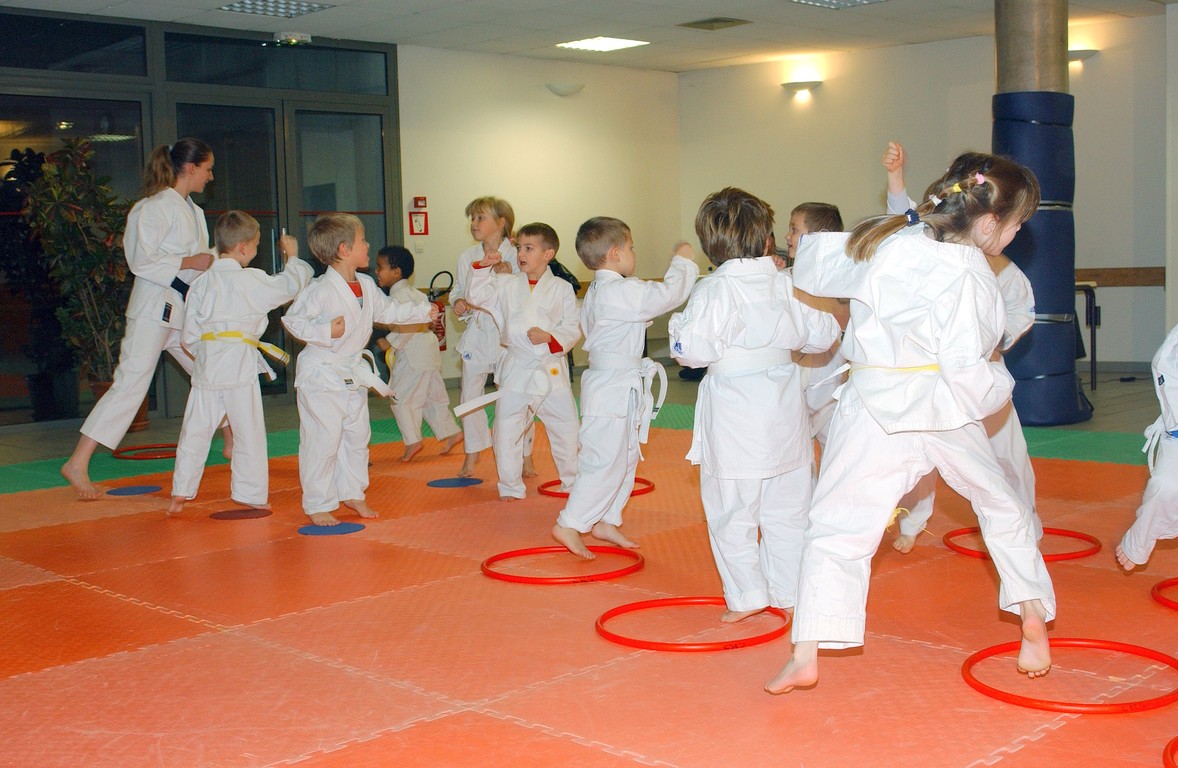 entrainement baby karate 