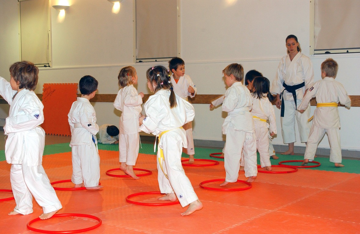 entrainement baby karate 