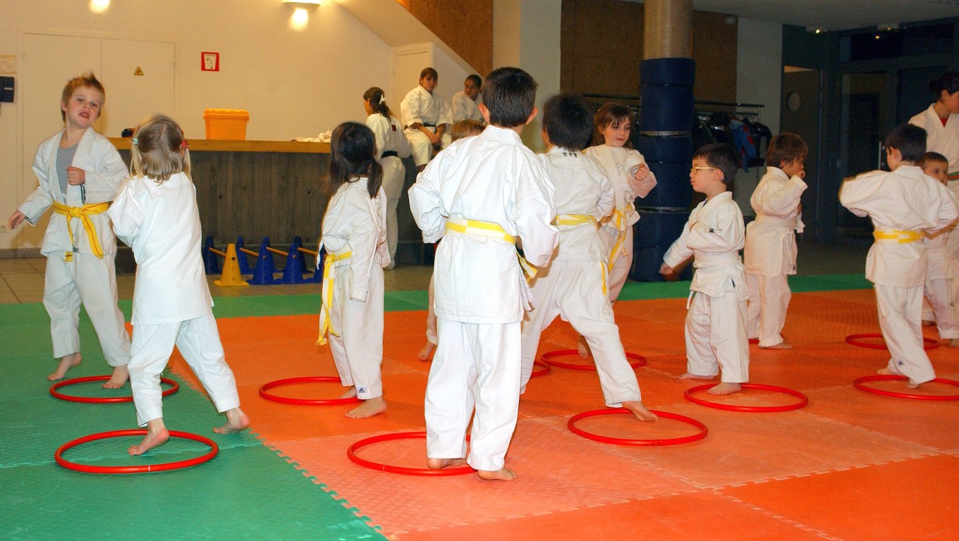 entrainement baby karate 