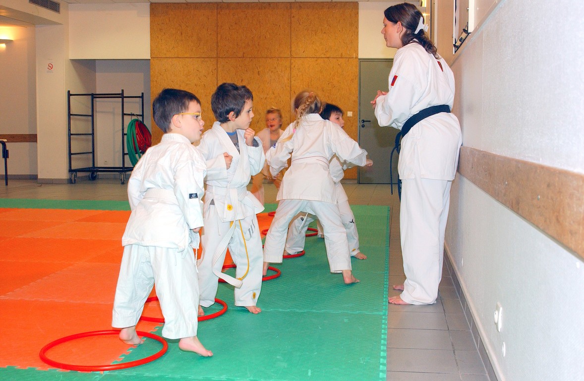 entrainement baby karate 