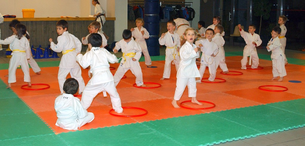 entrainement baby karate 