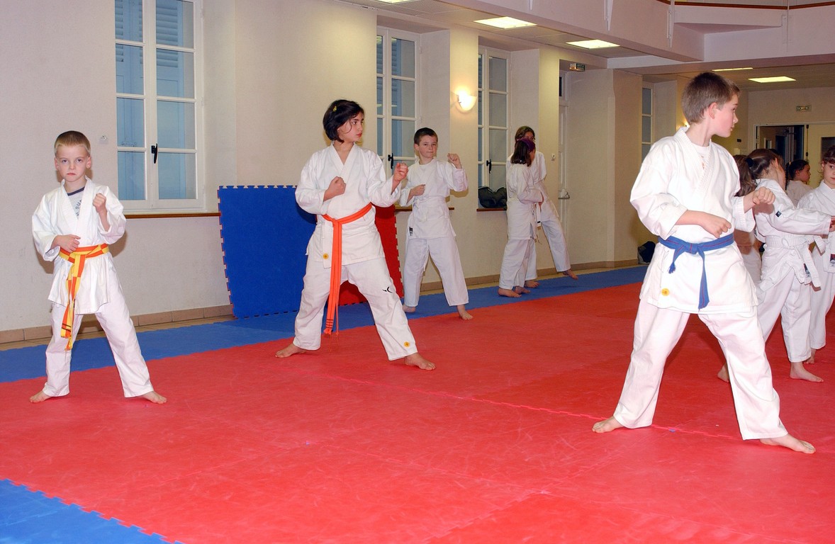 entrainement du groupe des enfants à Voulangis