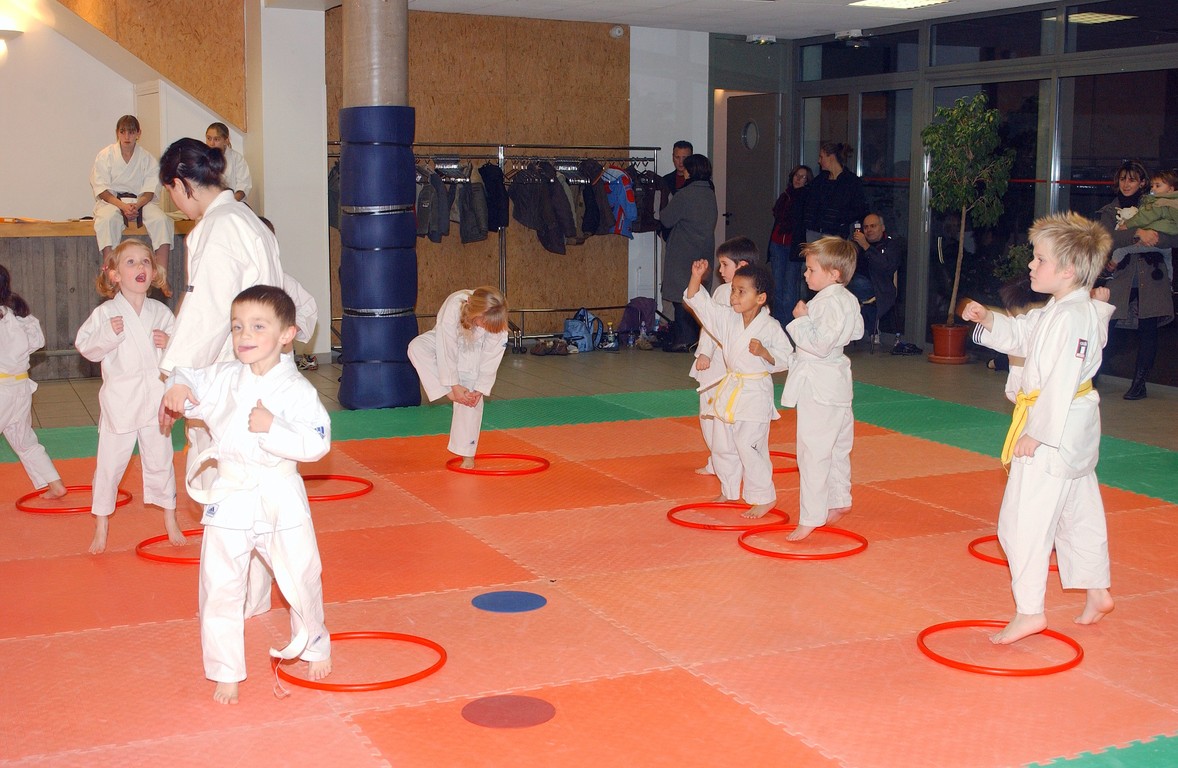 entrainement baby karate 