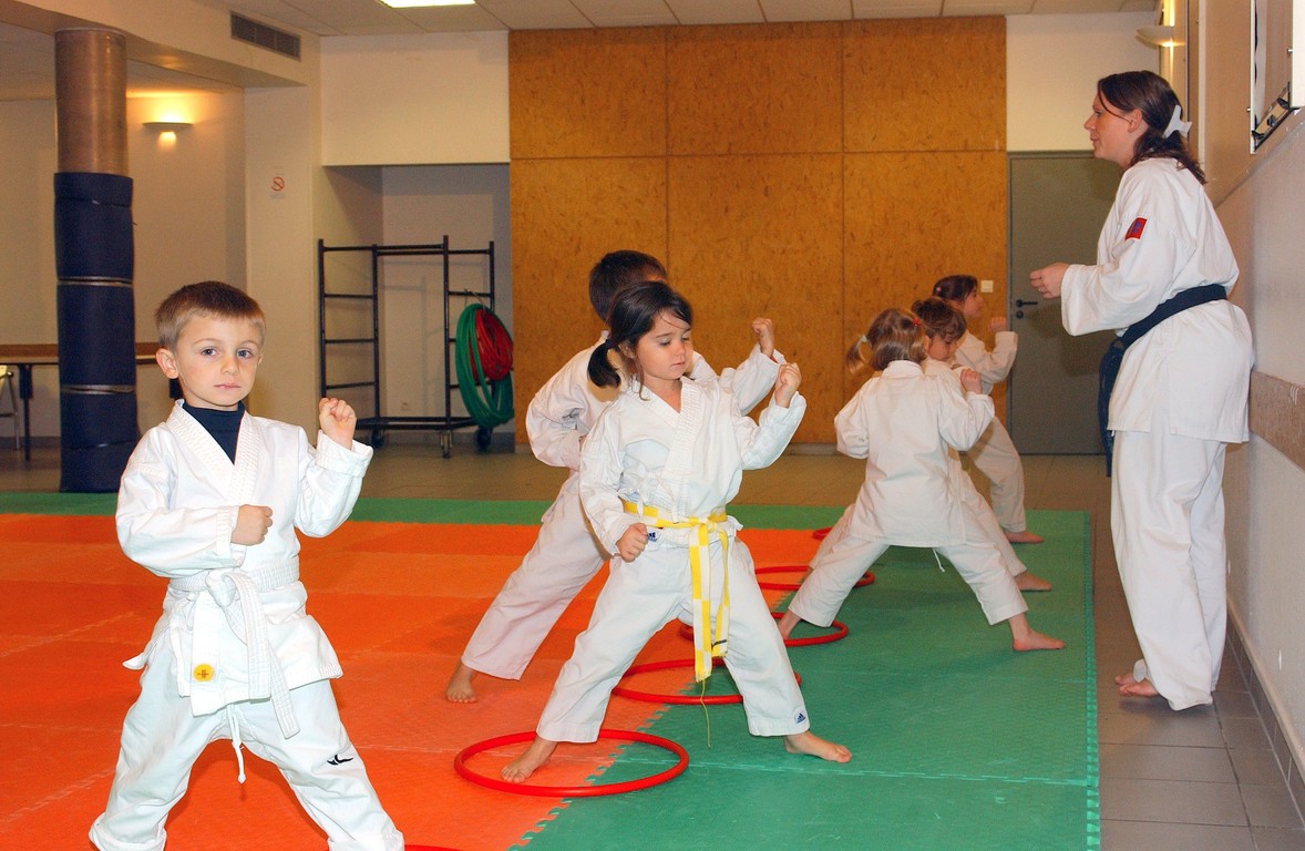 entrainement baby karate 