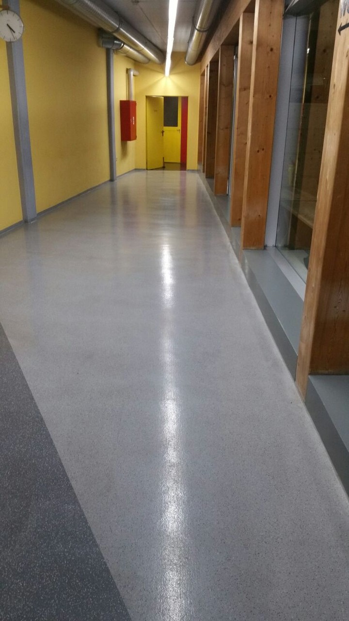 Ergebnis nach der Reinigung mit Diamantpad
