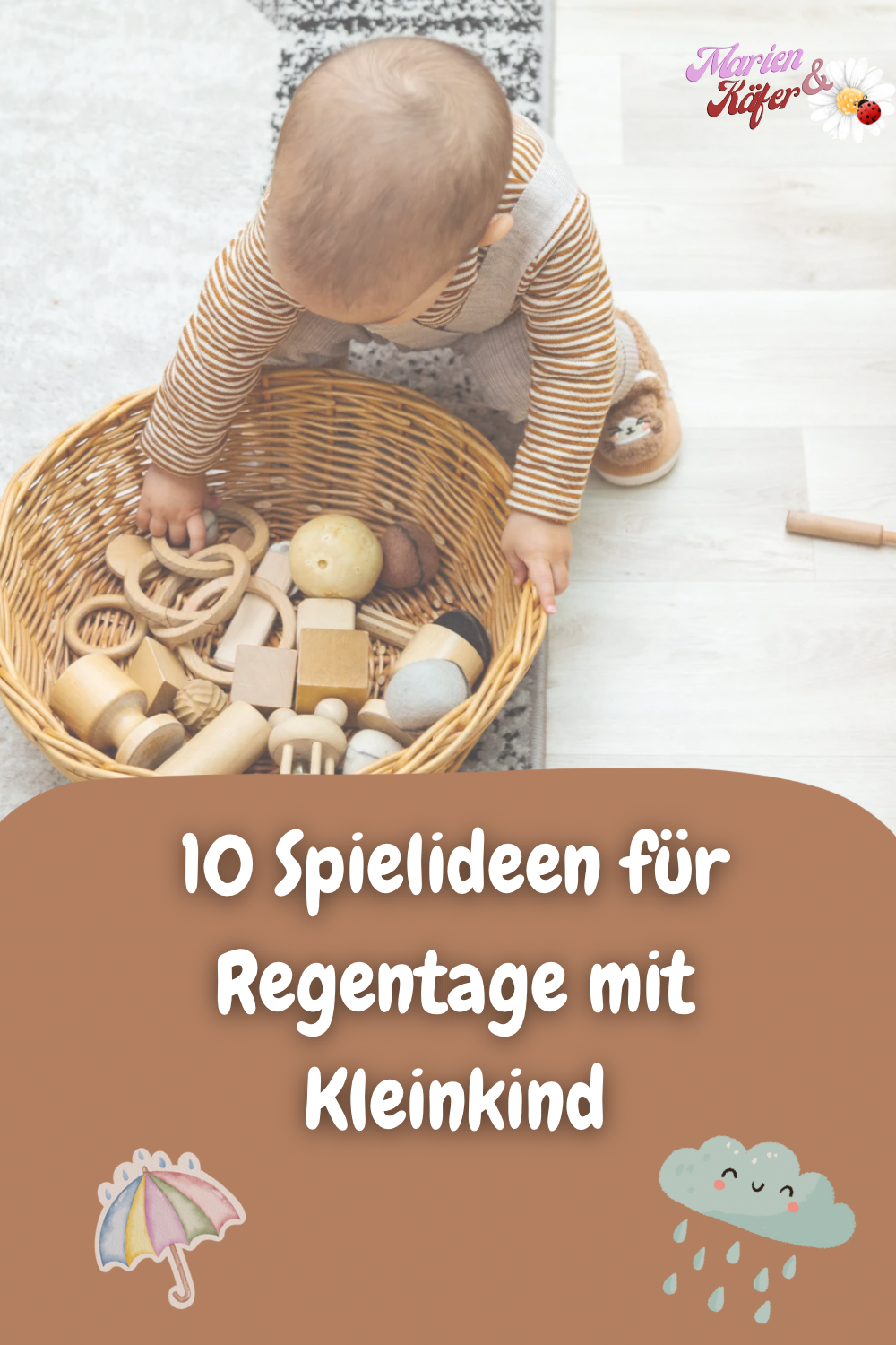 10 Spielideen für Regentage mit Kleinkind