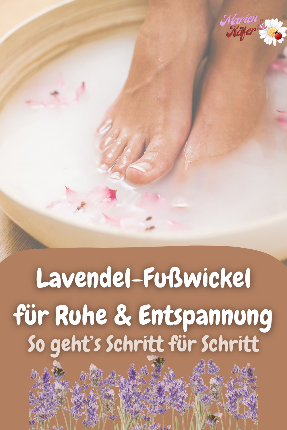 Fußwickel mit Lavendelhydrolat – natürliche Entspannung für Körper & Seele