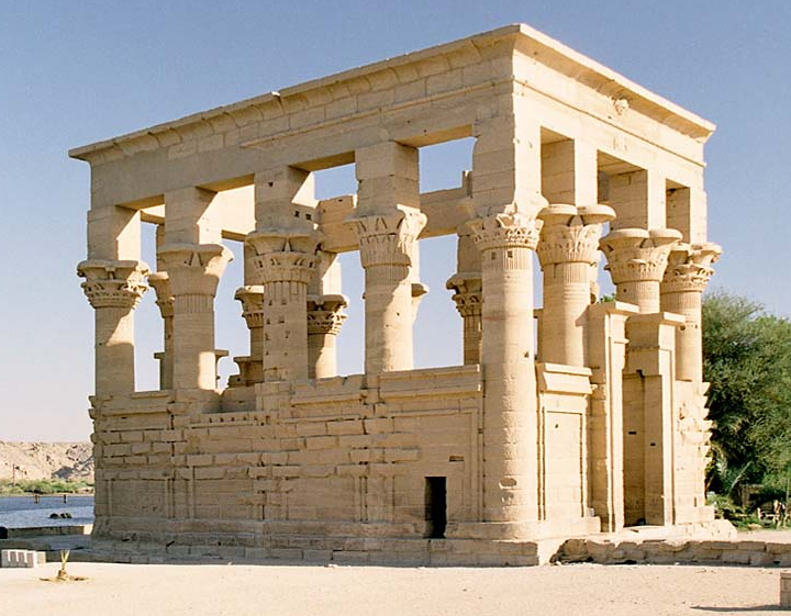 Philae, Trajan's Kiosk, Aswan, Ägypten WikiFree Okt 2004