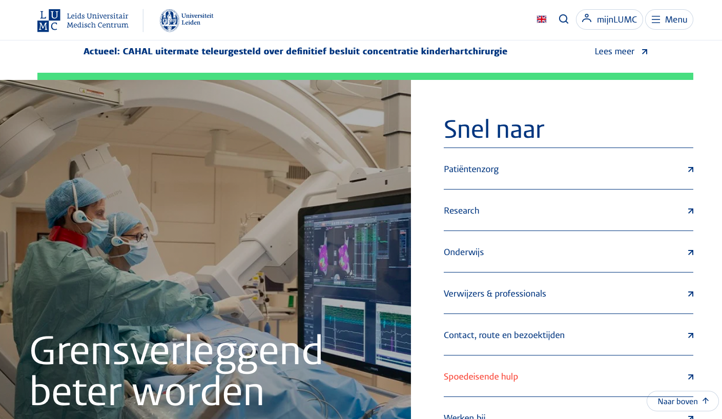 September 2022 - Samen met een redactieteam werk ik aan nieuwe teksten voor de patiënteninformatie op de site van het LUMC.