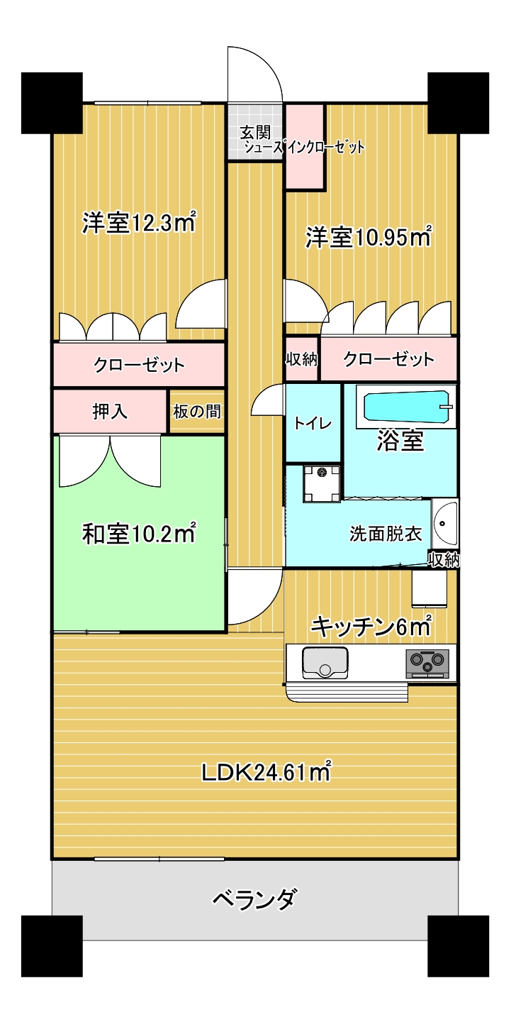 お子様がお二人の場合の3LDKの選び方