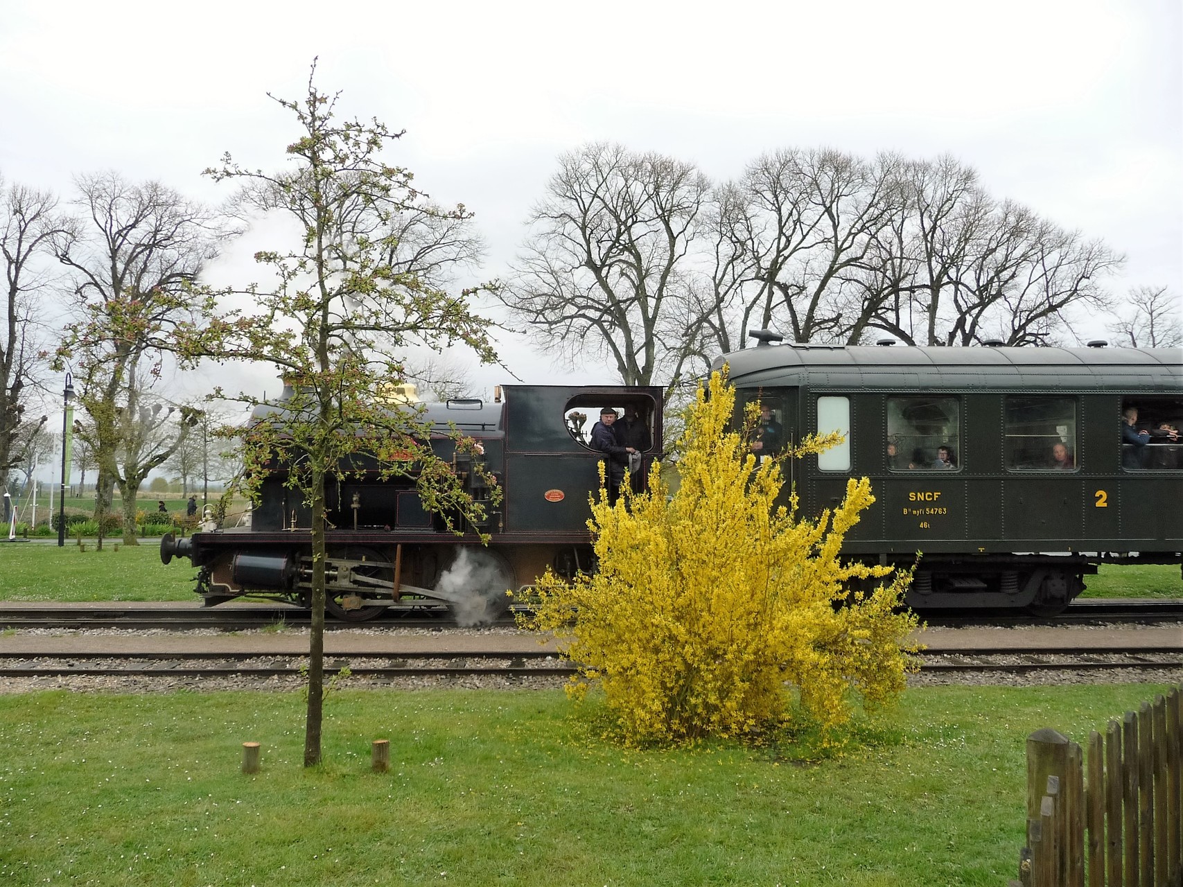 La 020 "Fred" du Stoomcentrum Maldegem - Saint-Valéry sur Somme