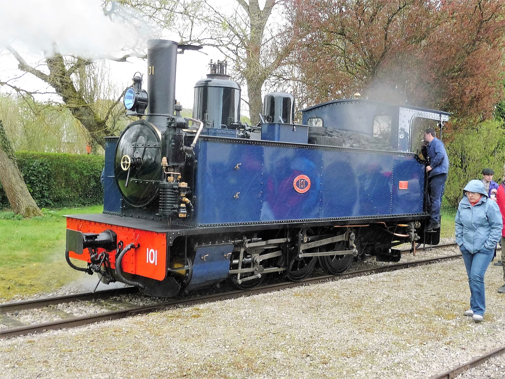 en gare du Crotoy