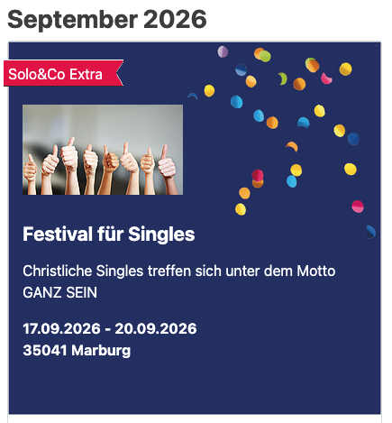 Single-Festival in D-Marburg