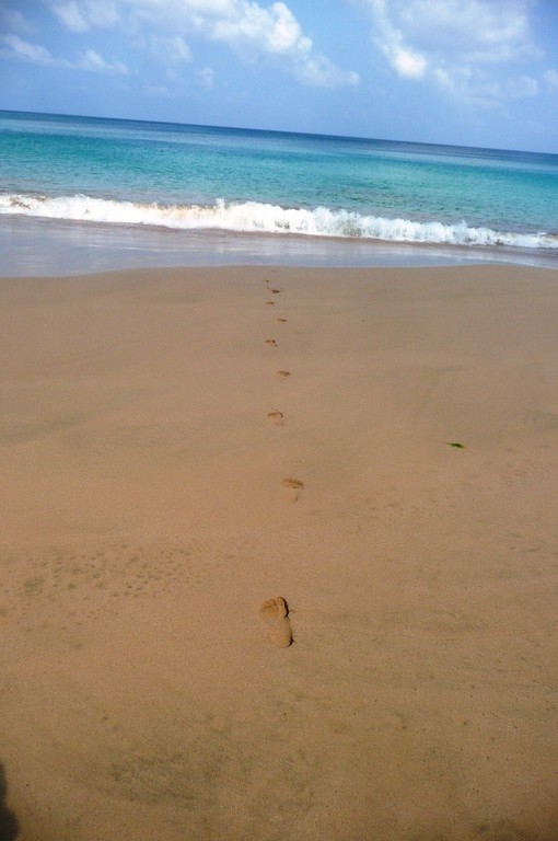 Footprints - as fragile as love... Baia do Sancho, 11.10.2010