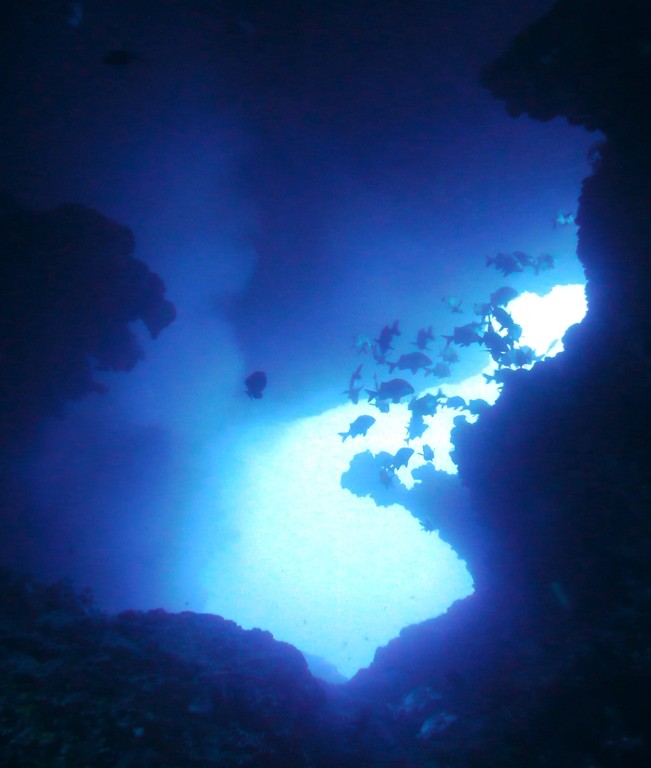 Höhlenausgang, Fernando de Noronha, 14.10.2010