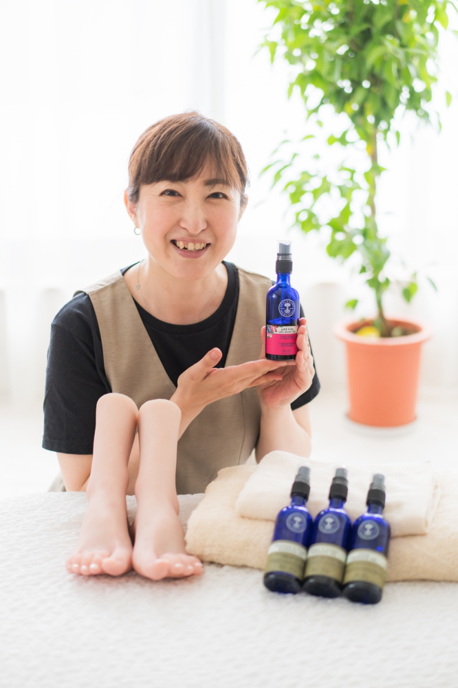 モカンフィで使用するオイルはニールズヤードレメディーズのものです