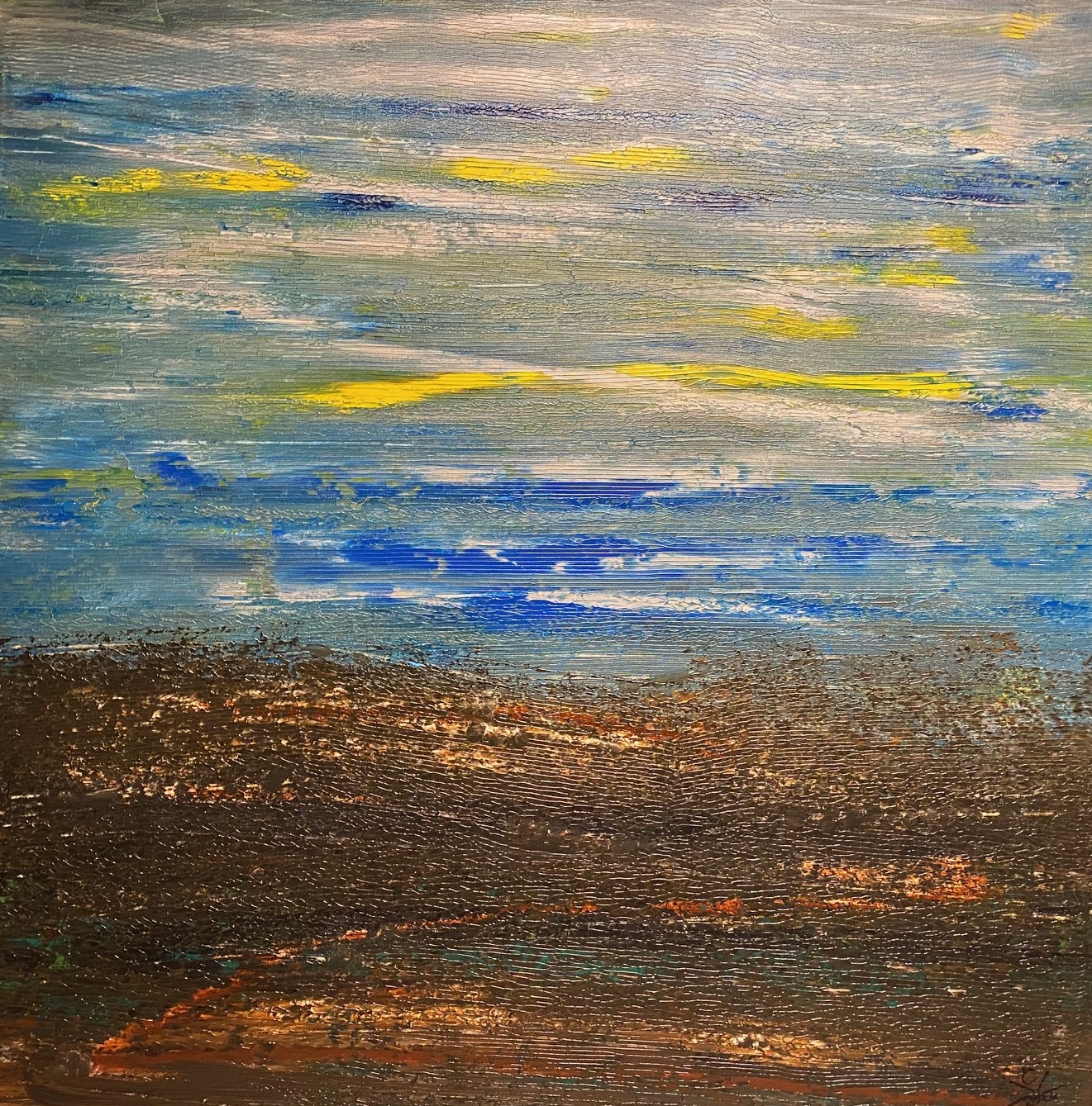 "Herbst" 100x100 Acryl auf Leinwand 500,00 € netto